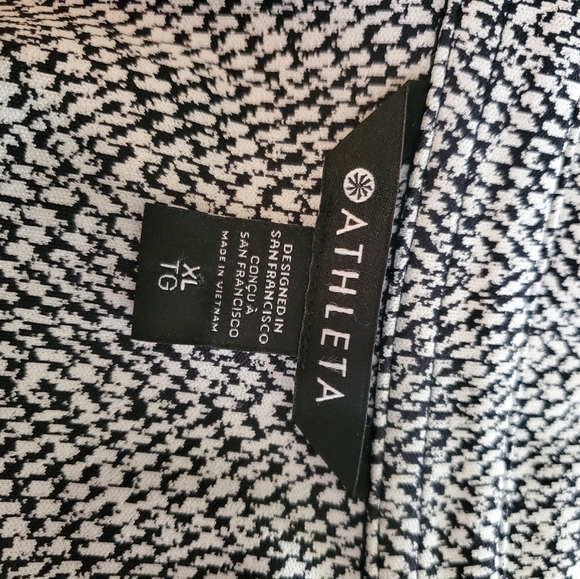 NWT Athleta Black & White Textured Shirt Jacket Size XL, Retail $149.00, Casual - Picture 9 of 12